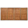 vidaXL Gartentisch mit Holzplatte Grau 190x90x75 cm Poly Produktbild-Vorschau 9