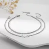 Partnerarmband Set silberfarben – verstellbarer Modeschmuck Produktbild-Vorschau 8