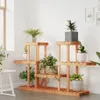 vidaXL Stojan na kvety 110x25x73 cm z masívneho jedľového Náhľad obrázku produktu 3