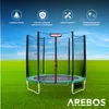 AREBOS Trampolin Randabdeckung Ø 366 cm Grün | UV-beständig Produktbild-Vorschau 3