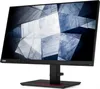 A Lenovo ThinkVision monitor is shown from a front-left diagonal angle against a white background. Produktbild-Vorschau