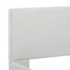 vidaXL Cadre de lit avec LED Blanc Similicuir 100x200 cm Voir les images du produit 6
