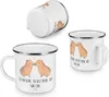 Mr. & Mrs. Panda Emaille Becher Capybara Liebe - Weiß - Produktbild-Vorschau 4