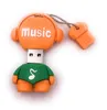 Onwomania Musicman Musik Kopfhörer Männchen Fugur orange Produktbild-Vorschau 3
