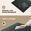 KitchenYeah© Herdabdeckplatte Leder - Textur - Schwarz - Produktbild-Vorschau 2