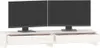 Podstawka Na Monitor, Biała, 100X27X15 Cm, Lite Drewno Podgląd zdjęcia produktu 3