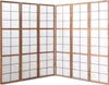 Homestyle4u Paravent Raumteiler 6 Teilig Holz Braun Tabak Produktbild-Vorschau 6