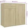 vidaXL Credenza rovere Sonoma 160x36x75 cm materiale a base Anteprima dell’immagine prodotto 7