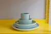 Remember Tasse Ola aus Steingut, Blau-Türkistönen, H 10,5 Produktbild-Vorschau 2