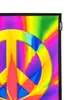 PSYWORK Schwarzlicht Stoffposter Neon "Weed Peace", Produktbild-Vorschau 5