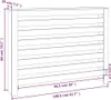 vidaXL Panele grzejnikowe 108,5x19x84 cm lite drewno Podgląd zdjęcia produktu 8