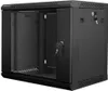 Lanberg Rack Wandschrank 48,30cm (19") 9U/600X450 Glastür Produktbild-Vorschau 1