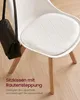 VASAGLE Esszimmerstühle 4er Set Gepolsterte Küchenstühle Produktbild-Vorschau 3