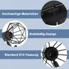 ZMH Faretto da soffitto Nero 4 fiamme Faretto da parete Anteprima dell’immagine prodotto 6
