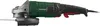 A side view of a green and black angle grinder with a silver cutting disc. Produktbild-Vorschau