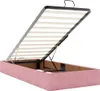 Ottoman-Bett mit Matratzen & LEDs Rosa 100x200 cm Samt Produktbild-Vorschau 9