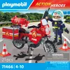 PLAYMOBIL Feuerwehrmotorrad am Unfallort Produktbild-Vorschau 6