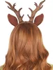 Back view of a person wearing deer antlers and ears headband. Produktbild-Vorschau