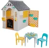 Dolu Garten Spielhaus in Weiß/Grau inkl. Tisch und 2 Produktbild-Vorschau 1