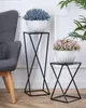 Howhomely Sgabello per fiori in metallo nero 70 cm - Anteprima dell’immagine prodotto 7