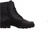 A black leather boot on a white background. Produktbild-Vorschau