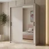 BEAUTYSOFA | Schwebetürenschrank HELA 120 cm Kaschmir – Produktbild-Vorschau 1