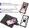 Collage of phone cases and close-ups of phone case features. Produktbild-Vorschau