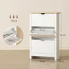 HOMCOM Schuhschrank Schuhregal mit Schublade für 18 Paar Produktbild-Vorschau 3
