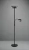 Trio Deckenfluter Erzwo Ø 28 x 180 cm warmweiß schwarz matt Produktbild-Vorschau 2