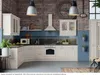 A modern kitchen with brick walls, featuring Gorenje kitchen appliances. Produktbild-Vorschau