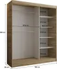CASPIAN 24 Kleiderschrank mit Spiegel Schrank ohne Produktbild-Vorschau 3