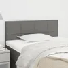 vidaXL Čelo postele Dark Grey 90x5x78/88 cm Látka Náhled obrázku produktu 2