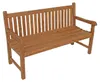 Lesli Living Landhausbank Cardiff 130 cm Teak C-Grade Produktbild-Vorschau 14