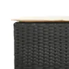 CLORIS 9-tlg. Gartenbar-Set mit Kissen Schwarz Poly Rattan Produktbild-Vorschau 6