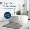Beautissu Badematte rutschfest BeauMare FL, 120x70cm, Grau Produktbild-Vorschau 5