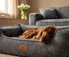 Knuffelwuff orthopädisches Hundebett aus Cord mit Produktbild-Vorschau 5