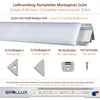 BROLLUX LED Eckprofil V24, Set 4m (2x2m) Alu Profile 45 Produktbild-Vorschau 2