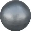 A single, gray, glazed ceramic garden ball. Produktbild-Vorschau