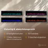 Glow Fire Elektrokamin 'Core 182' | LED Wandkamin in Produktbild-Vorschau 6