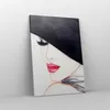 Bild auf Leinwand - Leinwandbild - Einteilig - Frau Lippen Produktbild-Vorschau 4