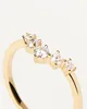 PDPAOLA Ring CIEL Sterlingsilber gold Produktbild-Vorschau 2