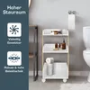 Carrello portaoggetti Bomoe con rotelle, altezza 69 cm Anteprima dell’immagine prodotto 3