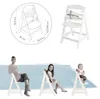 ROBA Sit Up III Wooden High Chair - Height Adjustable - Productafbeelding-voorbeeld 11
