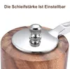 Salz- und Pfeffermühle Set Holz Akazie, Keramik Mahlwerk, Produktbild-Vorschau 4