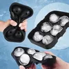 Silikon-Eisform 6 Eiskugeln Für Getränke Eis Produktbild-Vorschau 3