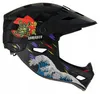 Kask z osłoną podbródka Kamikaze Ronin Wave, czarny, Podgląd zdjęcia produktu 5