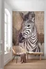 Komar Vlies Fototapete "Zebra" - Größe: 200 x 250 cm Produktbild-Vorschau 1