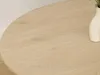 Kulatý jídelní stůl 120 KEON - dub sonoma / bílý Náhled obrázku produktu 3