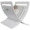 vidaXL Porte-revues en bois sur pied blanc Voir les images du produit 4