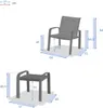Duo-gartenmöbel "elyn" anthrazit & graphit 2-sitzer aus Produktbild-Vorschau 5